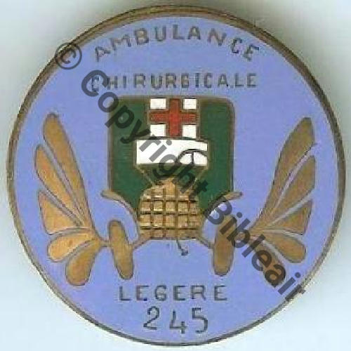 ACL 245e AMBULANCE CHIRURGICALE LEGERE 1939  MORET Sc.dixmude 700EurInv